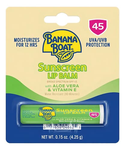 Banana Boat Protetor Labial FPS45 Aloe Vera 4,25g